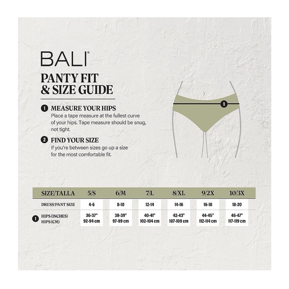 Bali smooth comfort, high cut, cooling, XL, package of 5, washed & New - Picture 6 of 10